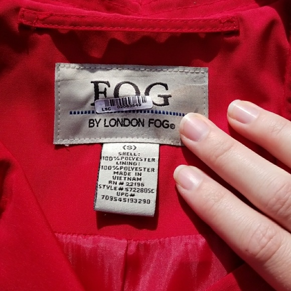 Red FOG coat - Picture 2 of 3
